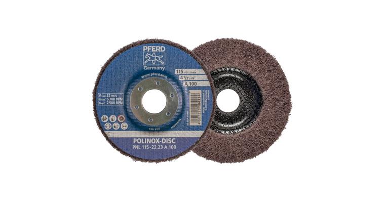 1001438944 POLINOX non-woven abrasive disc PNL diameter 115 mm bore-D 22.23 mm A100