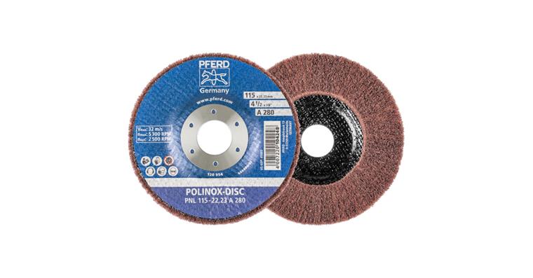1001438946 POLINOX non-woven abrasive disc PNL diameter 115 mm bore-D 22.23 mm A280