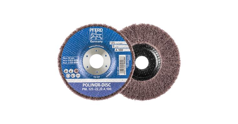1001438947 POLINOX non-woven abrasive disc PNL diameter 125 mm bore-D 22.23 mm A100