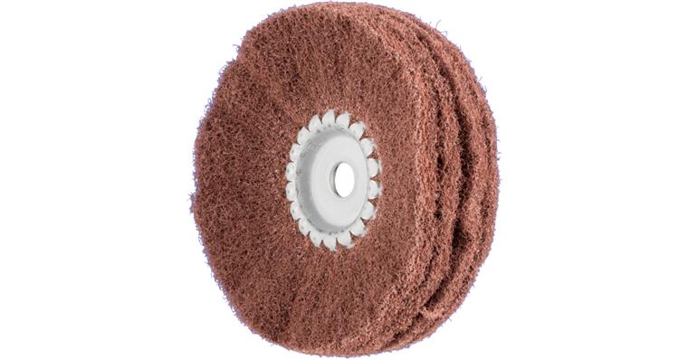 1001428861 POLINOX fleece grinding wheel PNR diameter 100x35 mm bore-D 10 A180