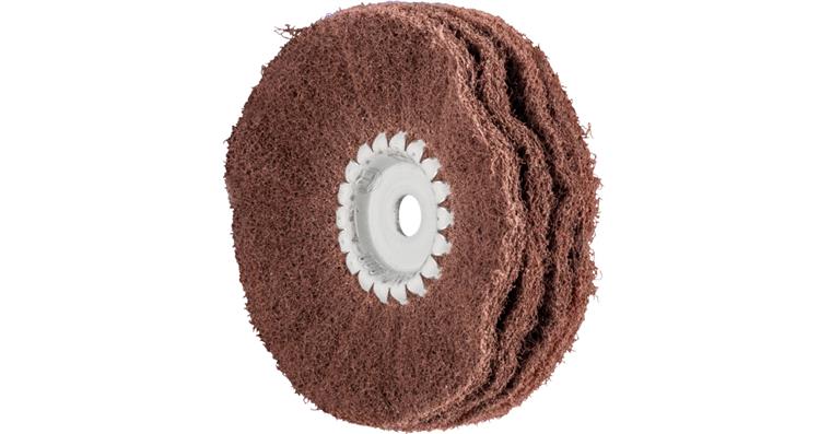 1001428862 POLINOX fleece grinding wheel PNR diameter 100x35 mm bore-D 10 A280