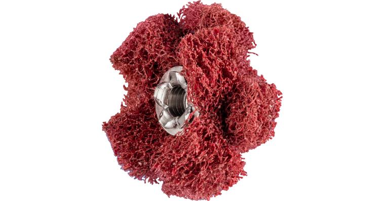 1043189102 POLINOX non-woven abrasive star PNST diameter 25 mm thread 8-32 UNC A280