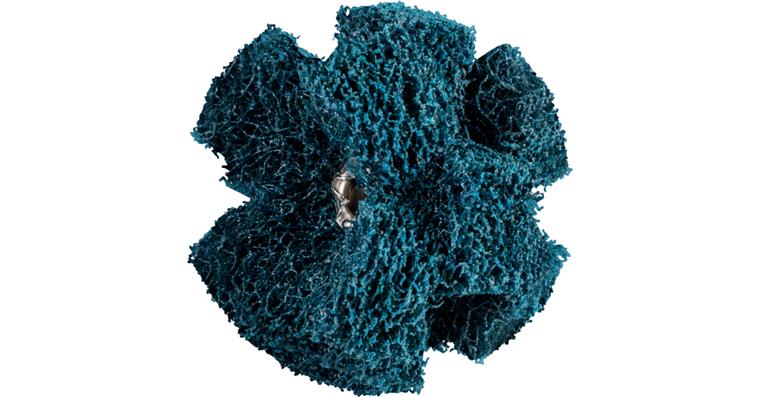 1043190101 POLINOX non-woven abrasive star PNST diameter 38 mm thread 8-32 UNC A100