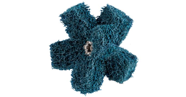 1001437231 POLINOX non-woven abrasive star PNST diameter 50mm thread 8-32 UNC A100