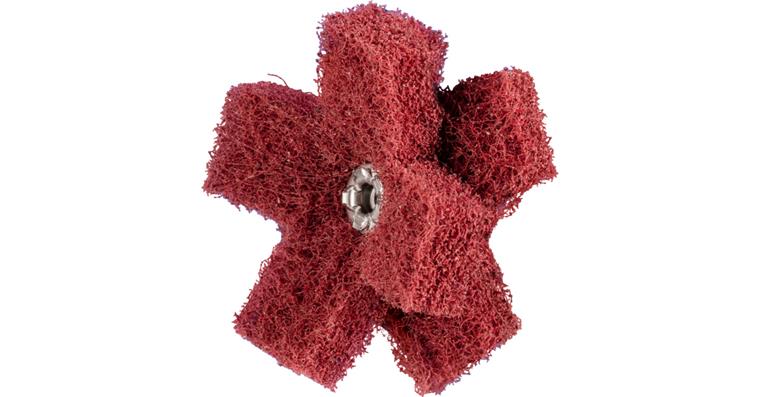 1001437232 POLINOX non-woven abrasive star PNST diameter 50mm thread 8-32 UNC A280