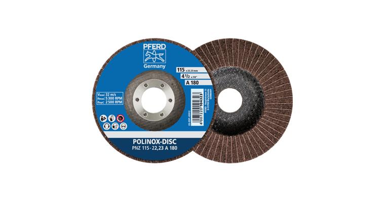 1001438951 POLINOX non-woven abrasive disc PNZ diameter 115 mm bore-D 22.23 mm A180