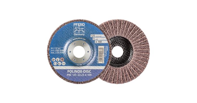 1001438952 POLINOX non-woven abrasive disc PNZ diameter 125 mm bore-D 22.23 mm A100
