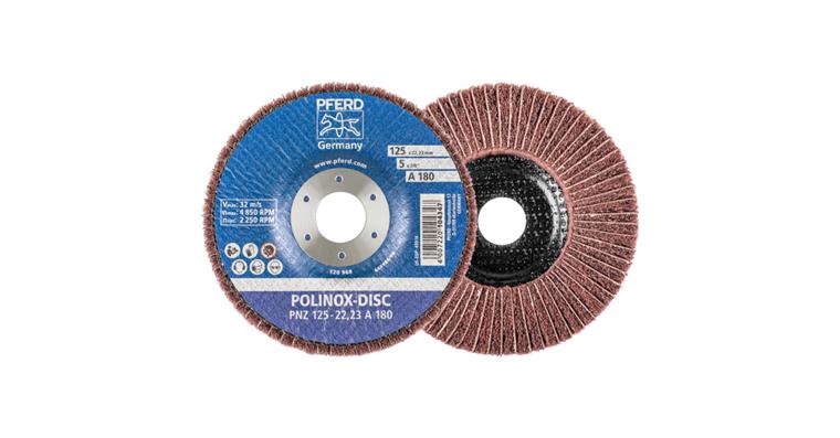 1001438953 POLINOX non-woven abrasive disc PNZ diameter 125 mm bore-D 22.23 mm A180