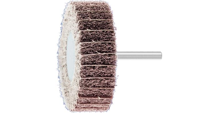 1001437219 POLINOX non-woven mounted point PNZ diameter 80x25 mm shank 6 mm A100