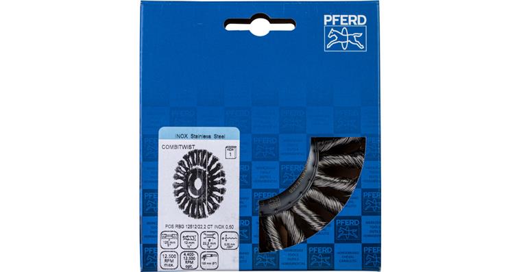 1001438565 COMBITWIST round brush knotted RBG diameter 125x12x22.2 mm wire 0.50 mm