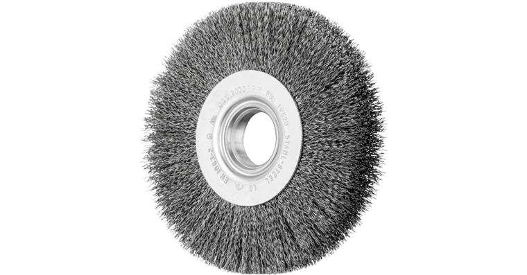 1001438723 round brush wide unknotted RBU diameter 125x20xVariable bore, 0.30mm