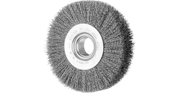 1001438725 round brush wide unknotted RBU diameter 125x28xVariable bore, 0.30mm