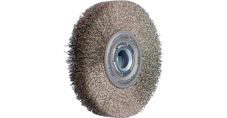 1001438748 POS round brush wide unknotted RBU diameter 200x38xbore wire 0.30