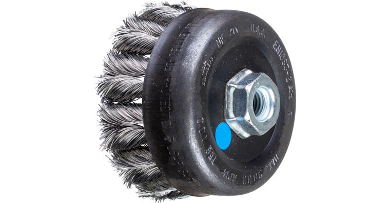 1001436556 COMBITWIST knotted cup brush TBG diameter 100mm M14 wire 0.35mm
