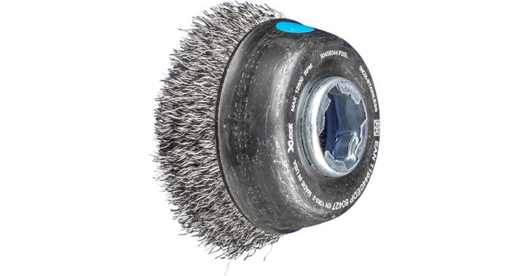 1001438615 cup brush unknotted TBU diameter 75 bore 22.2 mm/X-LOCK wire 0.30