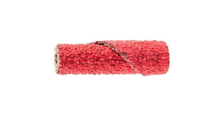 1043303106 POLIROLL PR cylindrical sanding rollers 12x35mm bore 3mm grit CO-COOL60