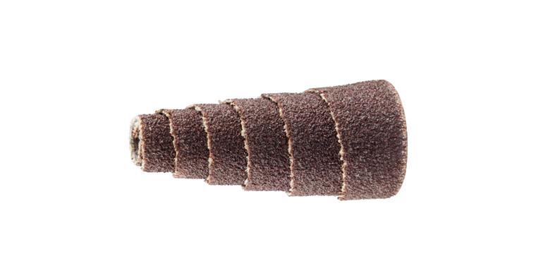 1043301302 POLIROLL PRK conical sanding rollers 12x25 mm bore 3 mm corundum A150