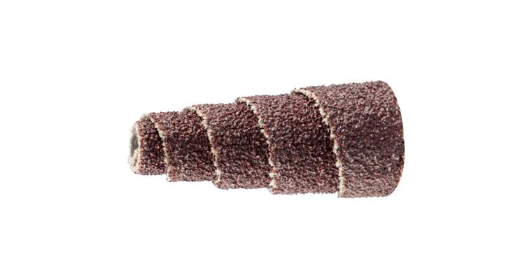 1043301202 POLIROLL PRK conical sanding rollers 12x25 mm bore 3 mm corundum A80