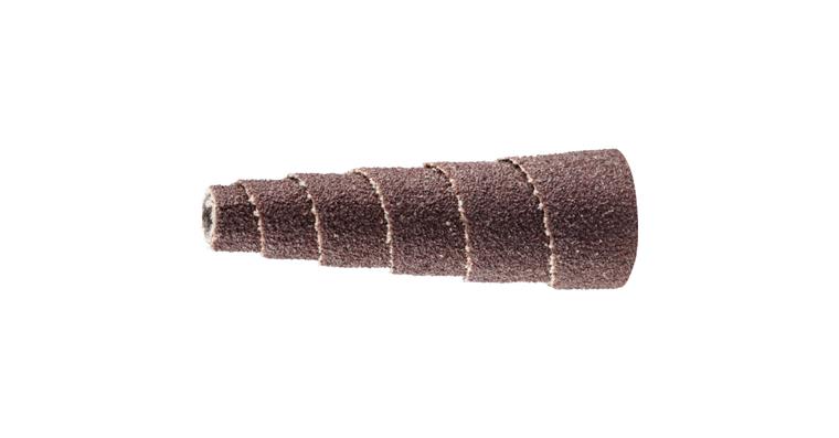 1043301303 POLIROLL PRK conical sanding rollers 12x35 mm bore 3 mm corundum A150