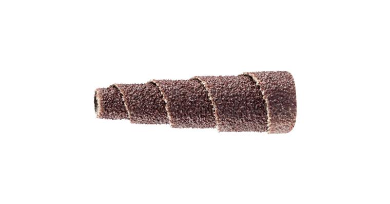 1043301203 POLIROLL PRK conical sanding rollers 12x35 mm bore 3 mm corundum A80