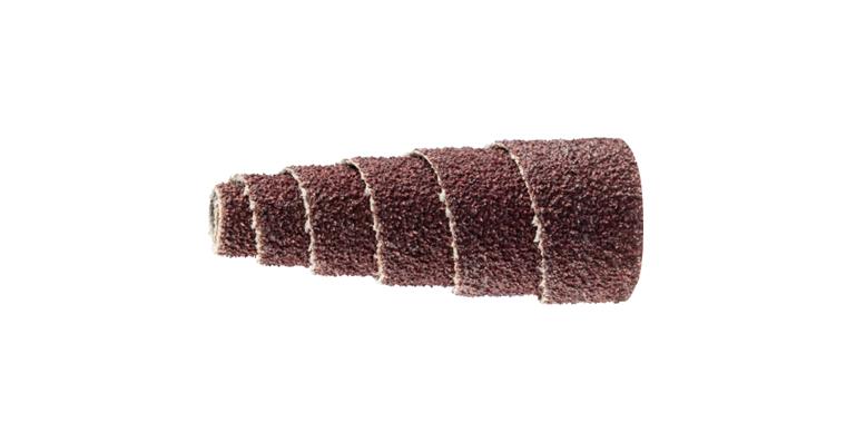 1043301204 POLIROLL PRK conical sanding rollers 15x35 mm bore 3 mm corundum A80