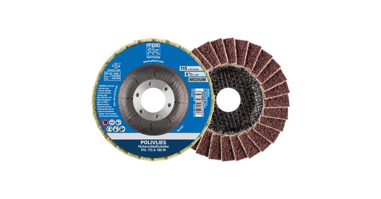 1001435964 POLIVLIES flap disc PVL corundum diameter 115mm bore 22.23mm A180M