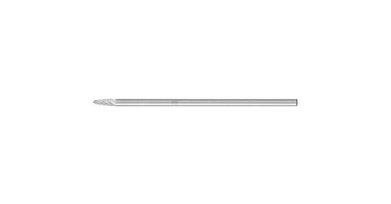 1001436020 carbide burr round bend RBF diameter 03x07mm shank 3x75mm Z3P