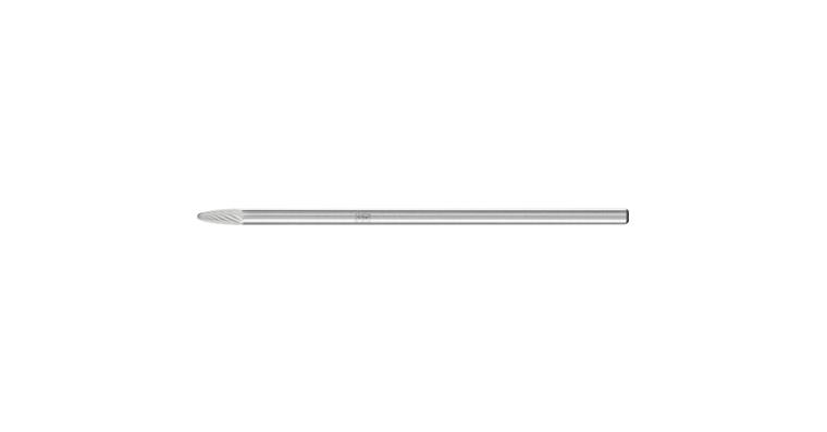 1001436019 carbide burr round bend RBF diameter 03x07 mm shank 3x75 mm Z5