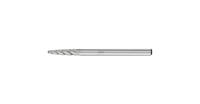 1001436382 carbide burr ALU round bend RBF diameter 03x13mm shank 3mm
