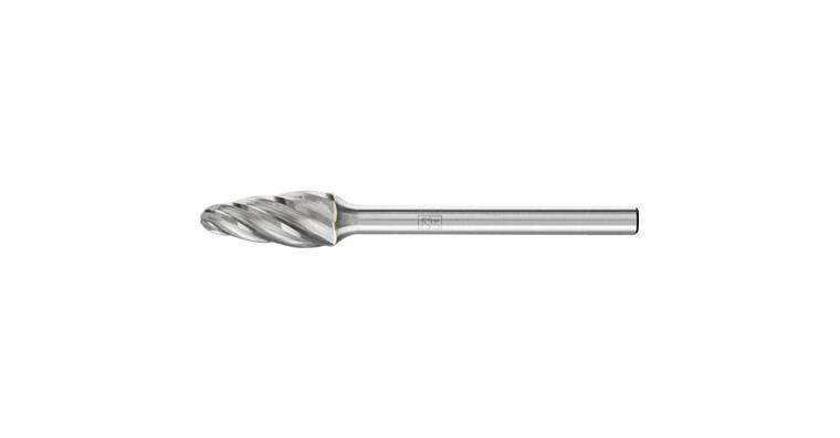 1001436383 carbide burr ALU round bend RBF diameter 06x13mm shank 3mm