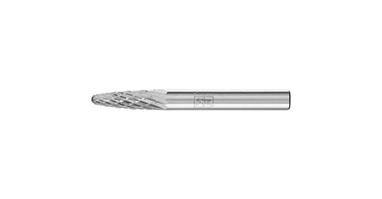 1001426200 carbide burr round bend RBF diameter 06x18 mm shank 6 mm Z4