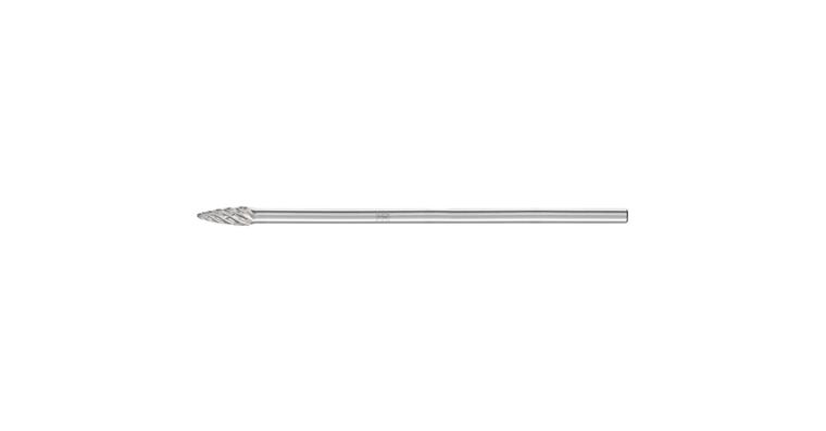 1001437980 carbide burr STEEL round bend RBF diameter 08x20mm shank 6x150
