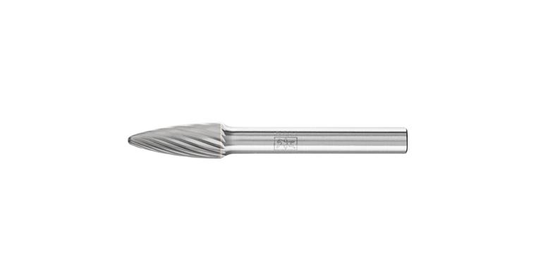 1001426203 carbide burr round bend RBF diameter 08x20mm shank 6 mm Z3
