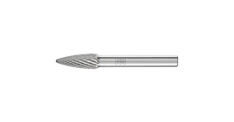 1001426205 carbide burr round bend RBF diameter 08x20mm shank 6 mm Z4