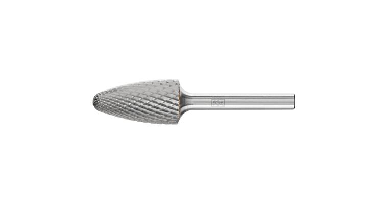 1001426221 carbide burr round bend RBF diameter 16x30mm shank 6 mm Z4