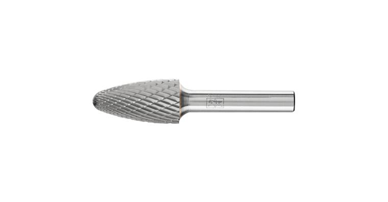 1001426220 carbide burr round bend RBF diameter 16x30mm shank 8 mm Z3P