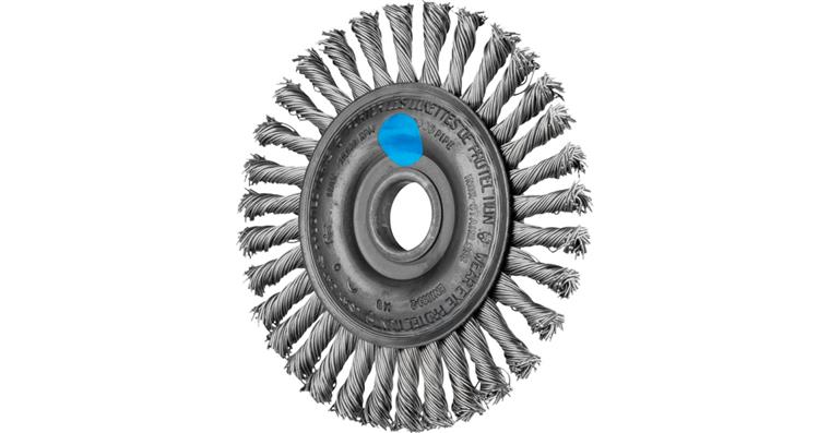 1001435920 PIPELINE brush knotted RBG diameter 100x6x22.2 mm wire 0.50 mm