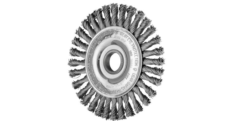 1001435901 PIPELINE brush knotted RBG diameter 100x6x22.2 mm steel wire 0.50 mm