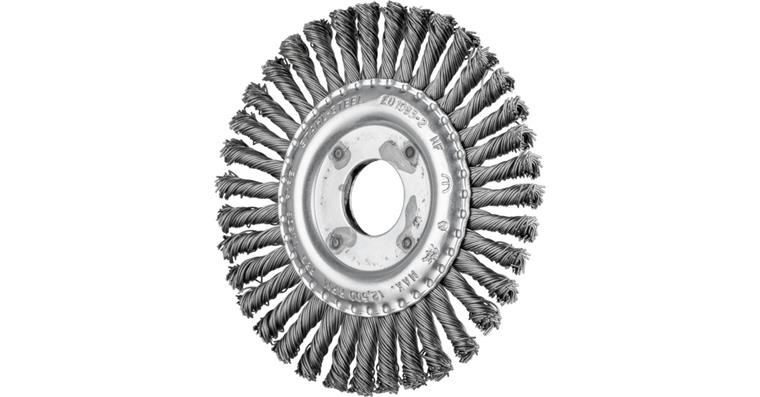 1047595101 PIPELINE brush knotted RBG diameter 115x6x22.2 mm steel wire 0.50 mm