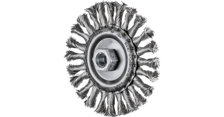 1001436542 COMBITWIST round brush knotted RBG diameter 115x12mm M14 wire 0.35mm