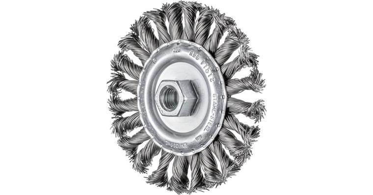 1001436541 COMBITWIST round brush knotted RBG diameter 115x12 mm M14 wire 0.50 mm