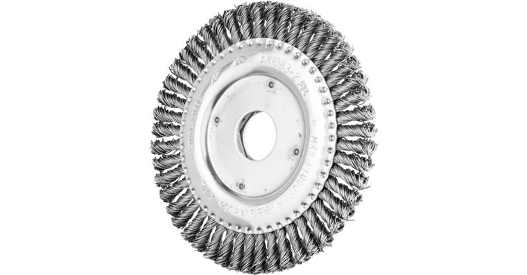 1047595102 PIPELINE brush knotted RBG diameter 125x6x22.2 mm steel wire 0.50 mm