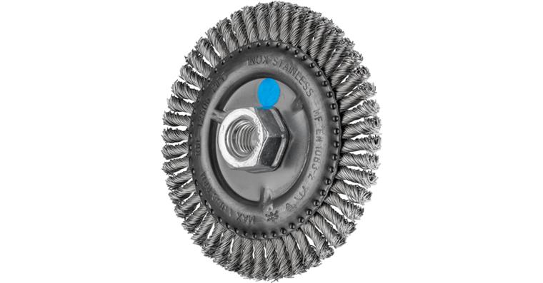 1047596103 PIPELINE brush knotted RBG diameter 125x6 mm M14 wire 0.50 mm
