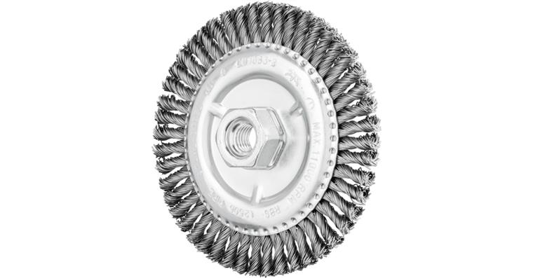 1047595103 PIPELINE brush knotted RBG diameter 125x6 mm M14 steel wire 0.50 mm