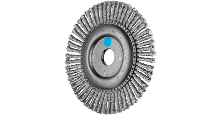 1001435930 PIPELINE brush knotted RBG diameter 150x6x22.2 mm wire 0.50 mm