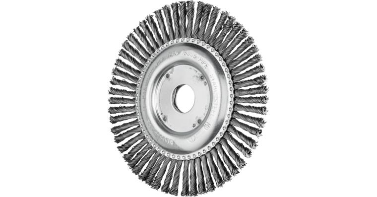 1001435944 PIPELINE brush knotted RBG diameter 150x6x22.2 mm steel wire 0.50 mm