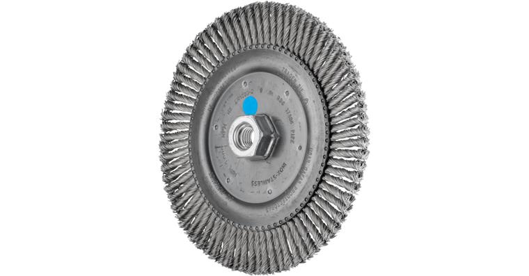 1001435953 PIPELINE brush knotted RBG diameter 178x6 mm M14 wire 0.50 mm