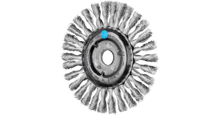 1047599103 COMBITWIST Round brush knotted RBG Diameter 178x13x22.2 mm Wire 0.35 mm
