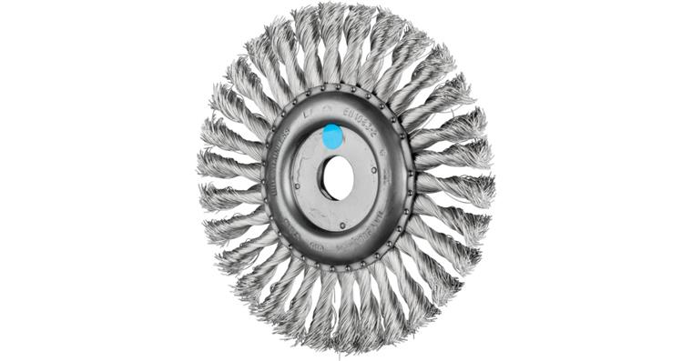 1001437670 round brush knotted RBG diameter 178x13x22.2 mm wire 0.35 mm 10
