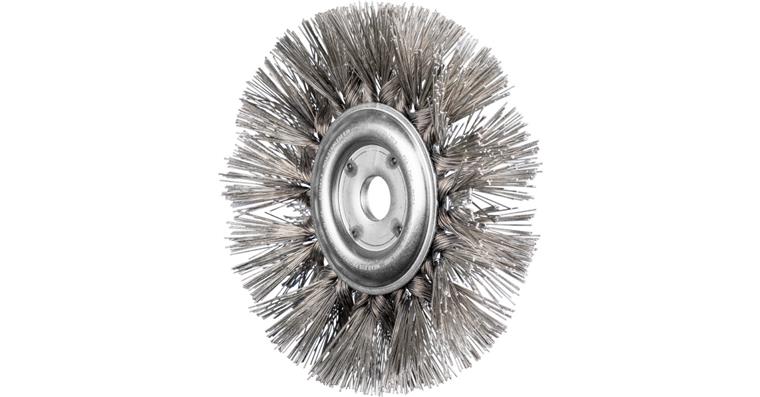 1001438750 round brush knotted RBG 190x30x22.2 mm bore diamond wire grain 400